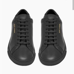 Saint Laurent Women’s Andy Classic Black Sneakers
